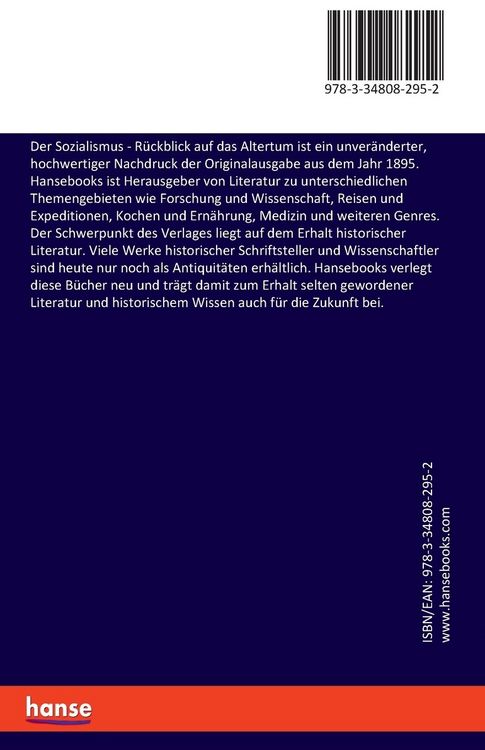 Produktbild: Der Sozialismus