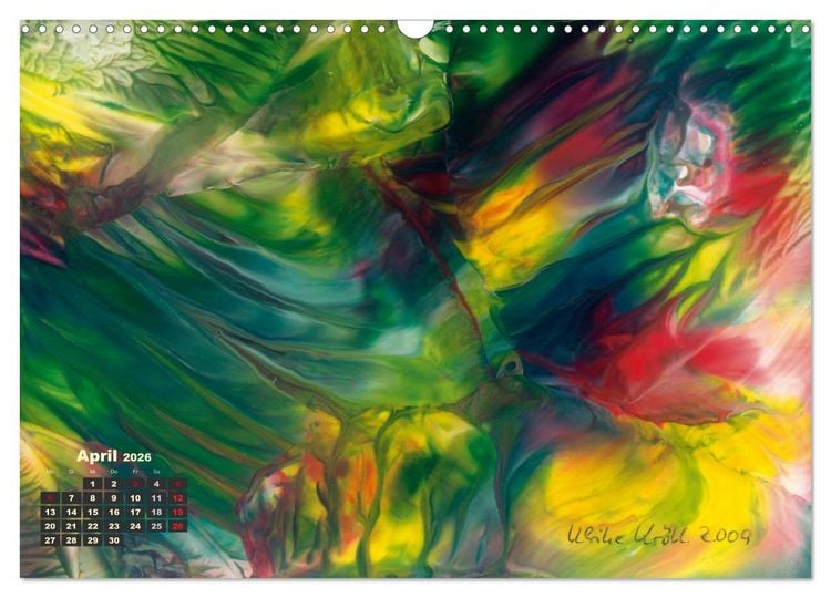 Produktbild: Encaustic Kunstkalender 2026 (Wandkalender 2026 DIN A3 quer), CALVENDO Monatskalender