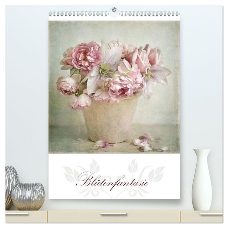 Produktbild: Bl&uuml;tenfantasie (hochwertiger Premium Wandkalender 2026 DIN A2 hoch), Kunstdruck in Hochglanz