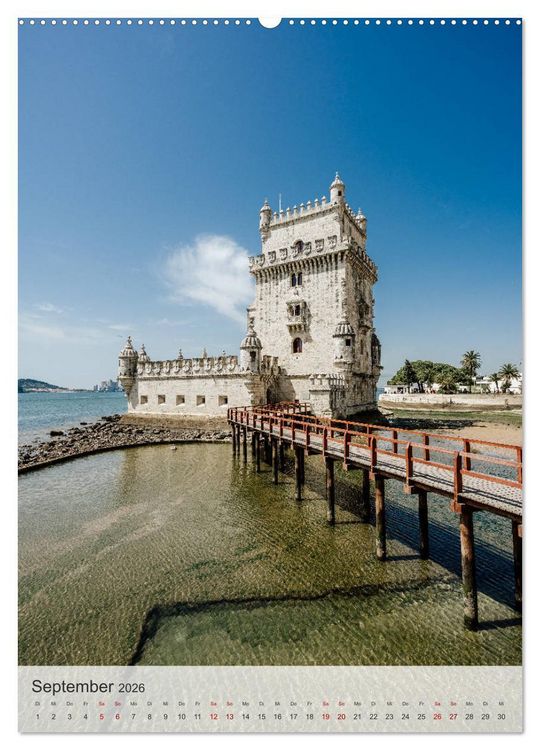 Produktbild: Lissabon Perspektiven (Wandkalender 2026 DIN A2 hoch), CALVENDO Monatskalender
