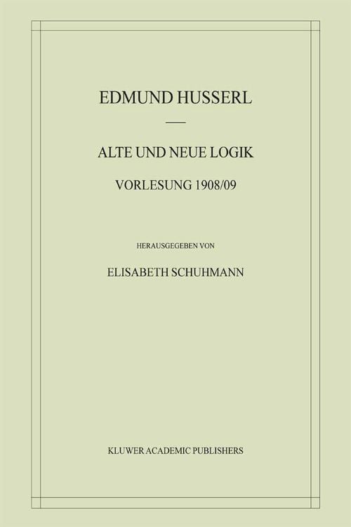 Produktbild: Alte und Neue Logik