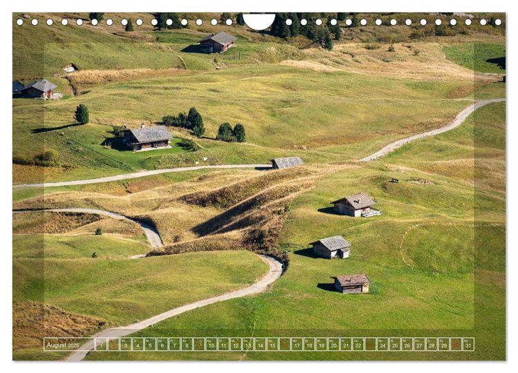 Produktbild: Bergerlebnis Dolomiten (Wandkalender 2026 DIN A4 quer), CALVENDO Monatskalender