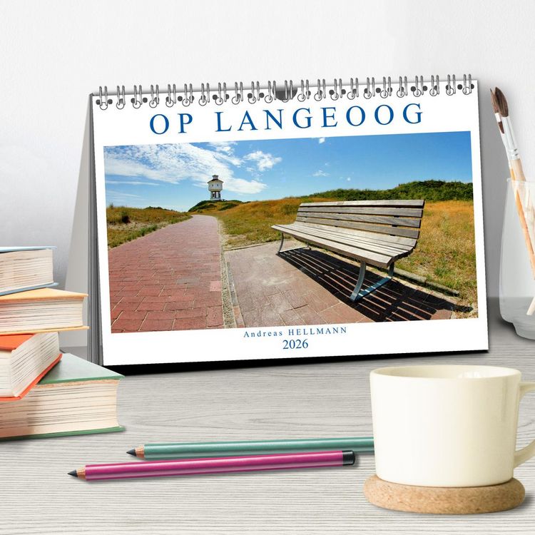 Produktbild: OP LANGEOOG (Tischkalender 2026 DIN A5 quer), CALVENDO Monatskalender