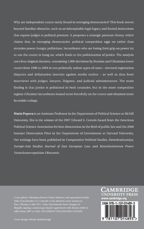 Produktbild: Politicized Justice in Emerging Democracies