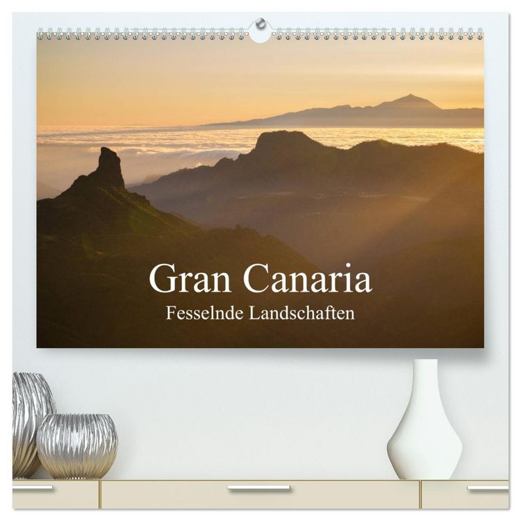 Produktbild: Gran Canaria - Fesselnde Landschaften (hochwertiger Premium Wandkalender 2026 DIN A2 quer), Kunstdruck in Hochglanz