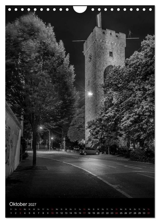 Produktbild: Heilbronn bei Nacht 2 (Wandkalender 2027 DIN A4 hoch), CALVENDO Monatskalender