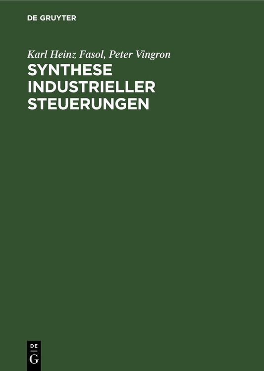 Produktbild: Synthese industrieller Steuerungen
