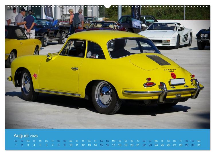 Produktbild: Porsche Classics (Wandkalender 2026 DIN A2 quer), CALVENDO Monatskalender