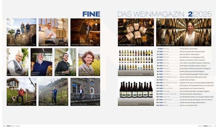 Produktbild: FINE Das Weinmagazin 02/2025