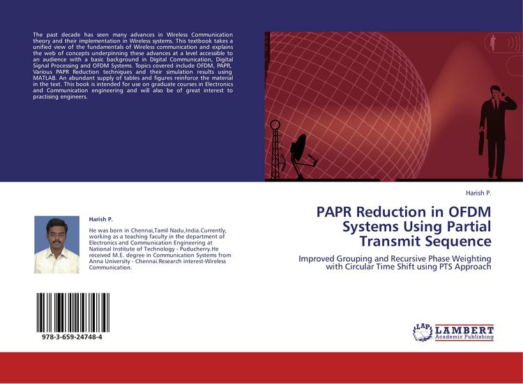 Produktbild: PAPR Reduction in OFDM Systems Using Partial Transmit Sequence