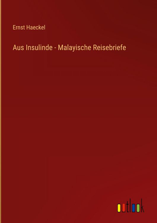 Produktbild: Aus Insulinde - Malayische Reisebriefe