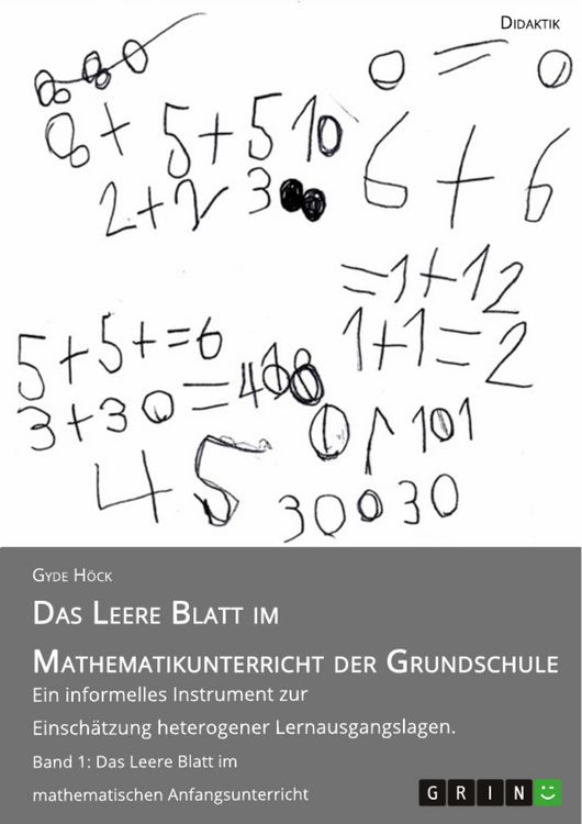 Produktbild: Das Leere Blatt im Mathematikunterricht der Grundschule