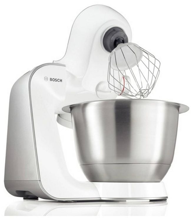 Produktbild: Bosch Haushalt MUM54251 K&uuml;chenmaschine 900W Wei&szlig;, Silber