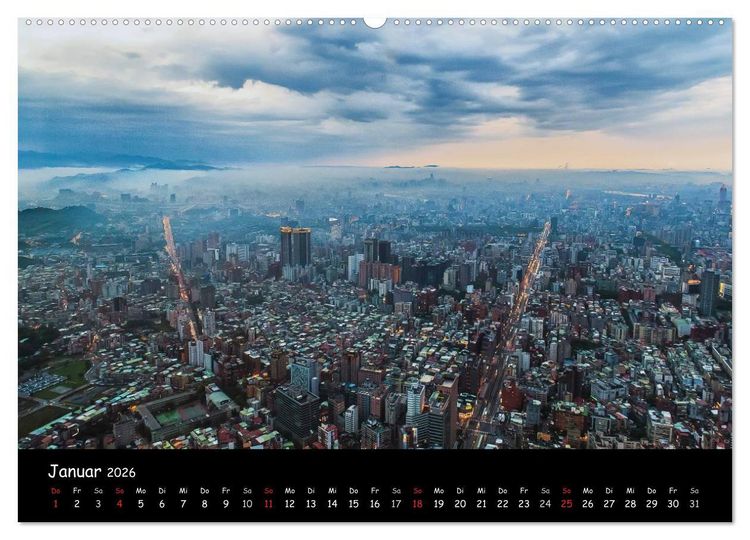 Produktbild: Taipeh, Metropole zwischen Tradition und Moderne. (Wandkalender 2026 DIN A2 quer), CALVENDO Monatskalender