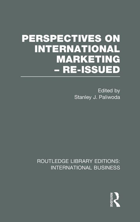 Produktbild: Perspectives on International Marketing - Re-Issued (Rle International Business)