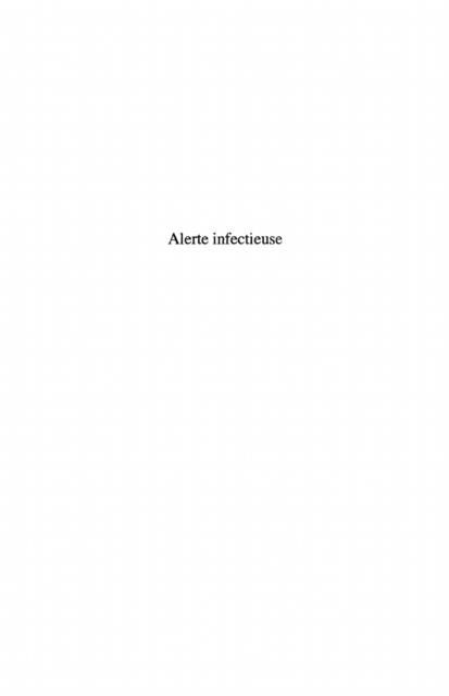 Produktbild: Alerte infectieuse