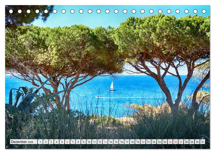 Produktbild: Algarve zum Tr&auml;umen (Tischkalender 2026 DIN A5 quer), CALVENDO Monatskalender