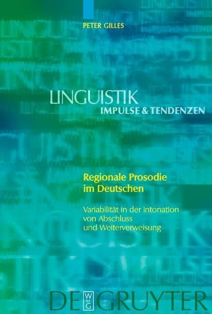 Produktbild: Regionale Prosodie im Deutschen