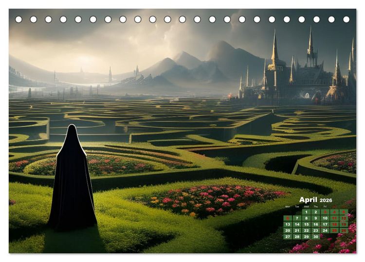 Produktbild: Follow Me... (Desk Calendar 2026 DIN A5 landscape), CALVENDO 12 Month DeskCalendar