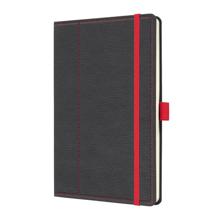 Produktbild: SIGEL CO695 Notizbuch Conceptum, ca. A5, dotted, Hardcover, grau/rot