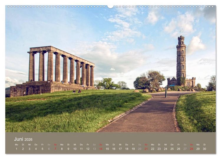 Produktbild: Historisches Schottland (hochwertiger Premium Wandkalender 2026 DIN A2 quer), Kunstdruck in Hochglanz