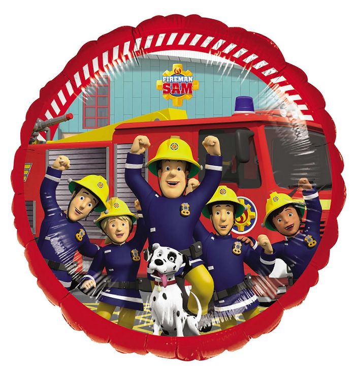 Produktbild: Folienballon Feuerwehrmann Sam 43cm