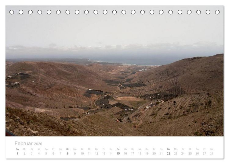 Produktbild: Die unwirkliche Welt von Lanzarote (Tischkalender 2026 DIN A5 quer), CALVENDO Monatskalender