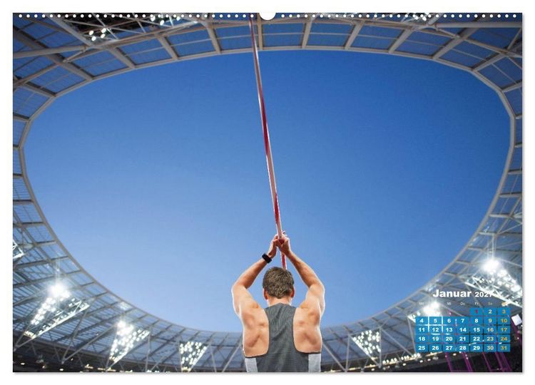 Produktbild: Faszination Leichtathletik: Schneller, h&ouml;her, weiter (hochwertiger Premium Wandkalender 2027 DIN A2 quer), Kunstdruck in Hochglanz