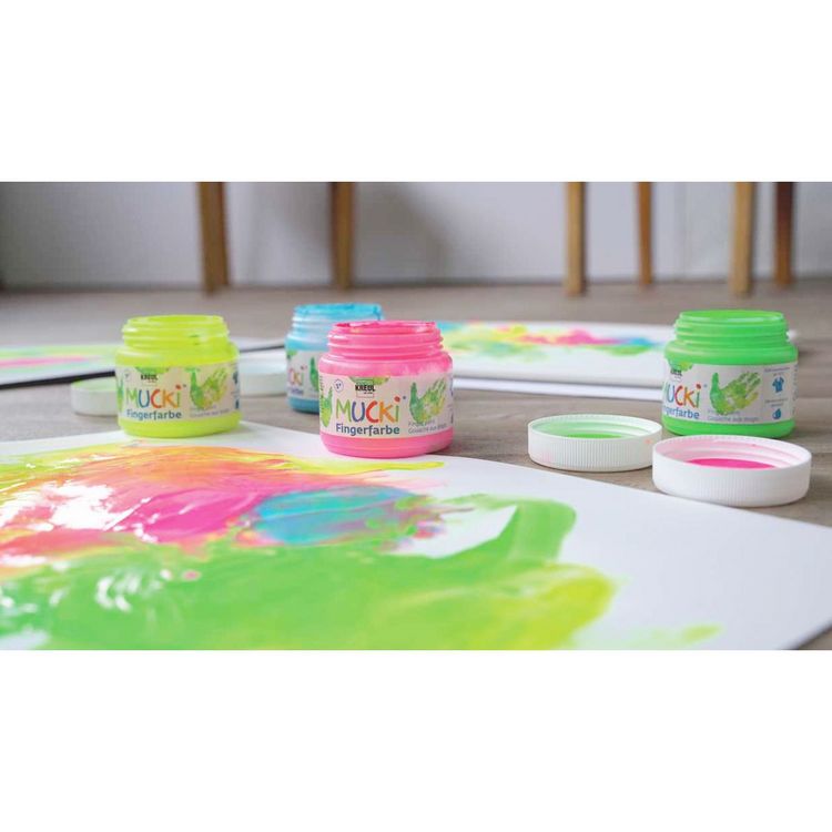 Produktbild: KREUL MUCKI Fingerfarbe Set 4 x 150 ml