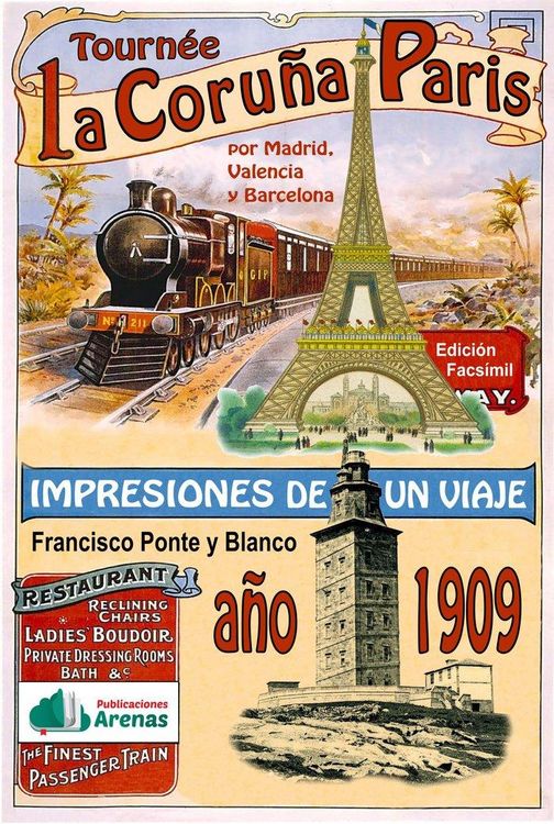 Produktbild: Tournee La Coru&ntilde;a Paris, Por Madrid, Valencia Y Barcelona . Impresiones De Un Viaje A&ntilde;o 1909