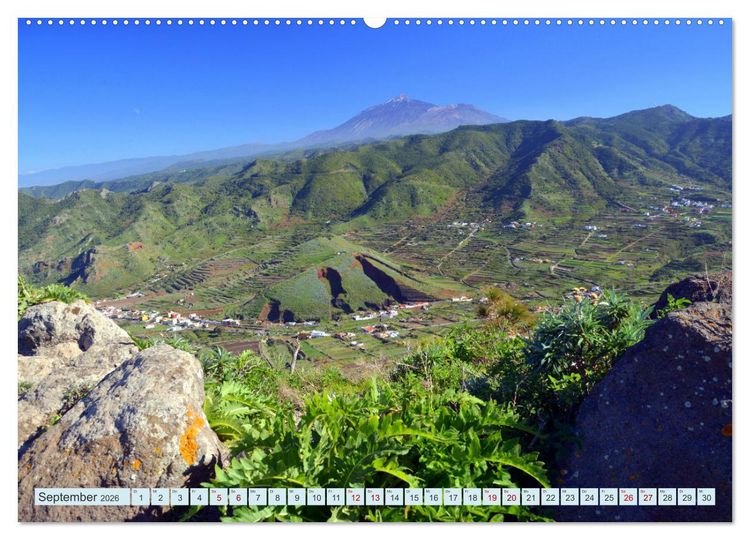 Produktbild: Teneriffa - Insel der Gl&uuml;ckseligen (Wandkalender 2026 DIN A2 quer), CALVENDO Monatskalender