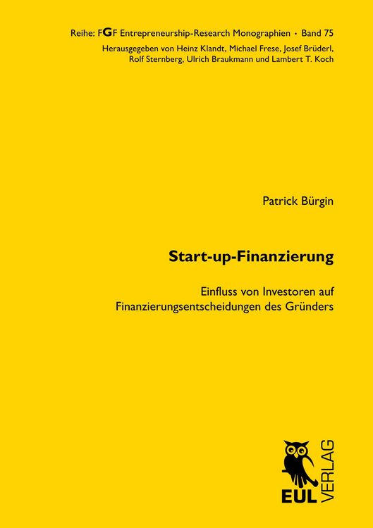 Produktbild: Start-up-Finanzierung