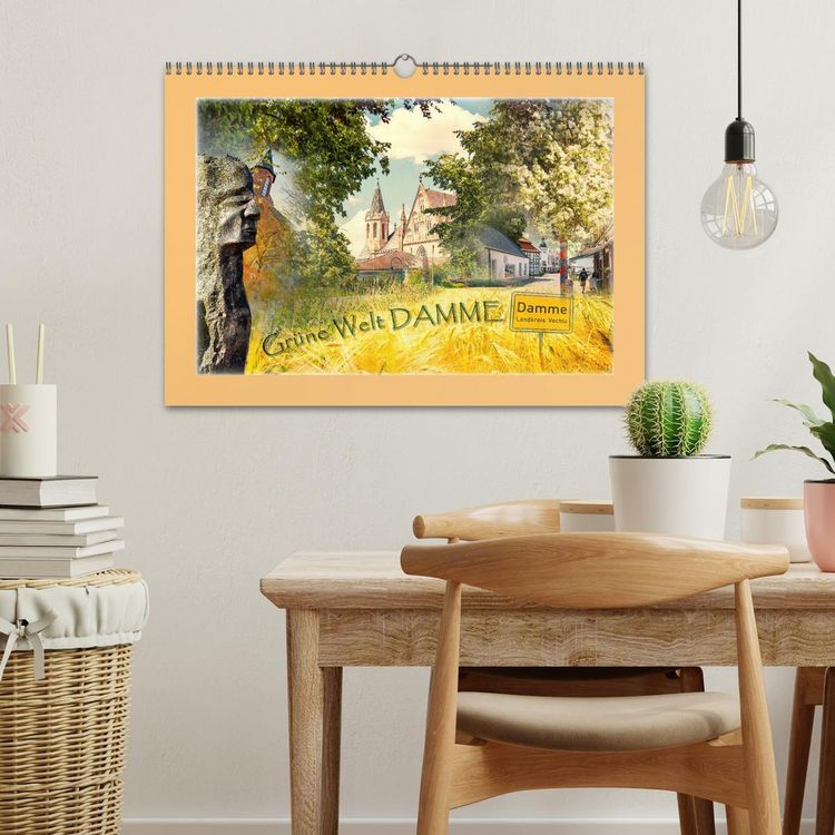 Produktbild: Gr&uuml;ne Welt DAMME (Wandkalender 2026 DIN A3 quer), CALVENDO Monatskalender
