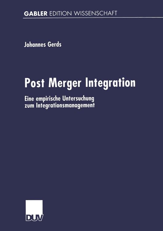 Produktbild: Post Merger Integration