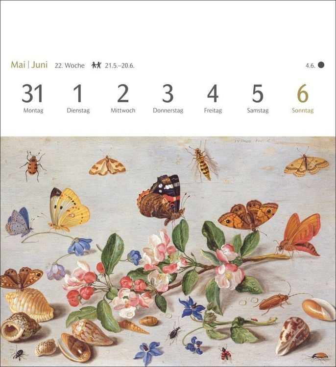 Produktbild: Kunstgenuss Postkartenkalender 2027 - Kalender mit 53 Kunstpostkarten