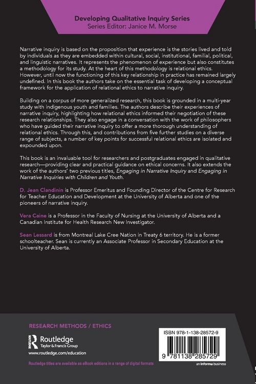 Produktbild: The Relational Ethics of Narrative Inquiry