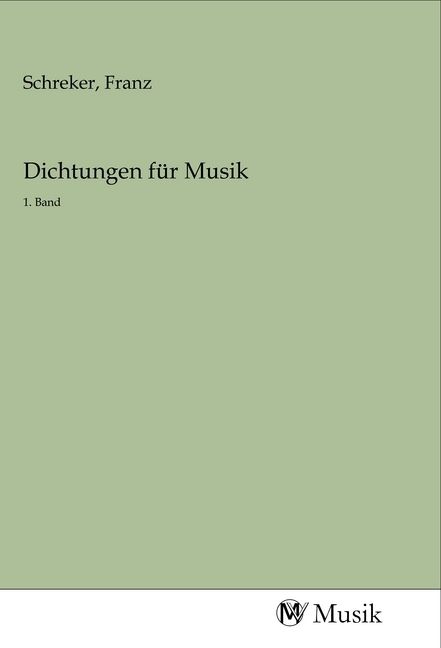 Produktbild: Dichtungen f&uuml;r Musik