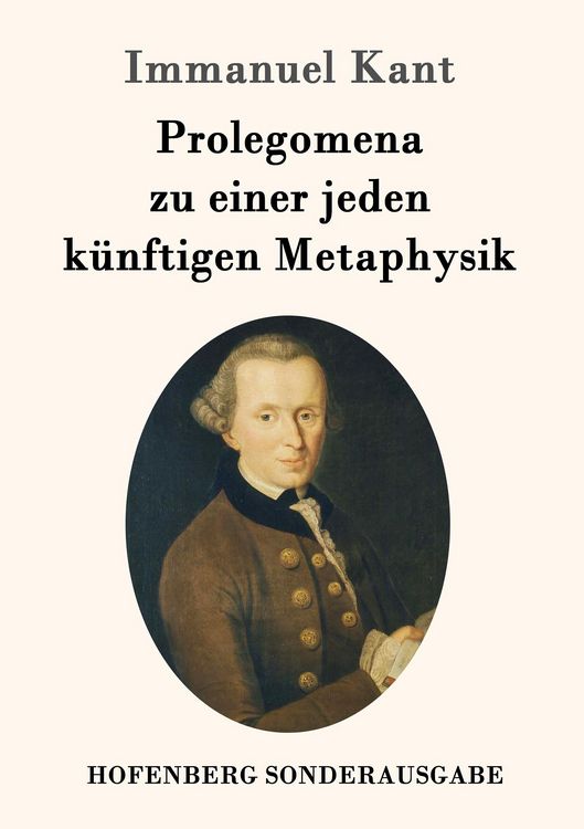 Produktbild: Prolegomena zu einer jeden k&uuml;nftigen Metaphysik