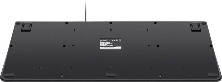 Produktbild: Perixx Periboard-517 B USB Tastatur Deutsch, QWERTZ Schwarz Staubgesch&uuml;tzt, Spritzwassergesch&uuml;tzt