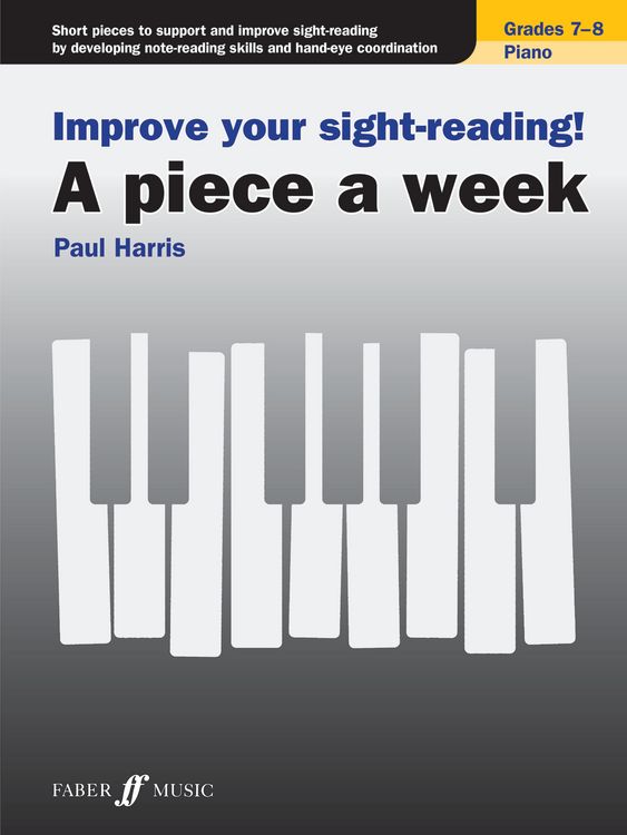 Produktbild: Improve your sight-reading! A piece a week Piano Grades 7-8