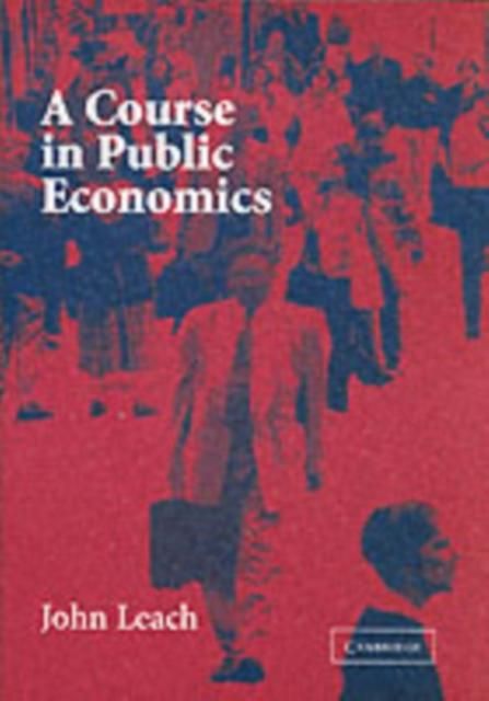 Produktbild: Course in Public Economics