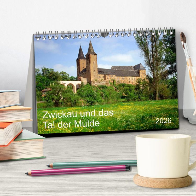 Produktbild: Zwickau und das Tal der Mulde (Tischkalender 2026 DIN A5 quer), CALVENDO Monatskalender