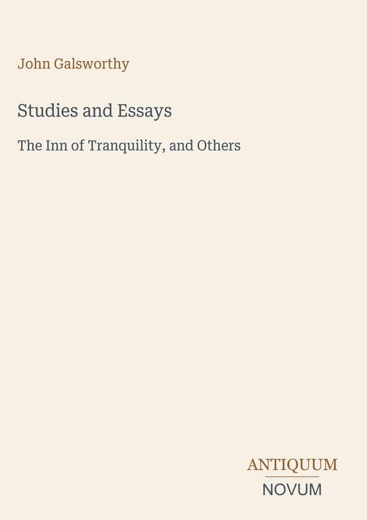Produktbild: Studies and Essays