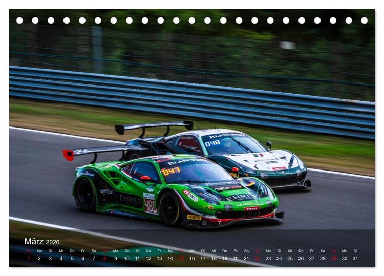 Produktbild: Motorsport aus Maranello (Tischkalender 2026 DIN A5 quer), CALVENDO Monatskalender