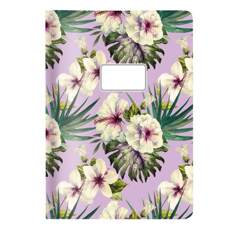 Produktbild: Heft A4 punktkariert, Hibiskus rose