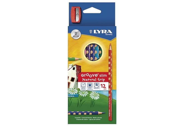 Produktbild: LYRA Buntstifte Groove slim Natural Grip 12 St&uuml;ck Kartonetui