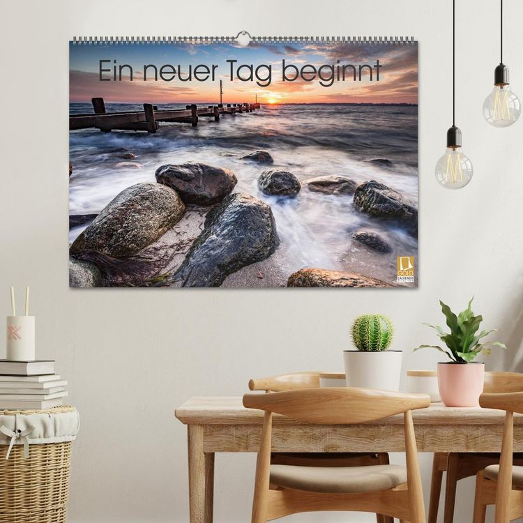 Produktbild: Ein neuer Tag beginnt (Wandkalender 2026 DIN A2 quer), CALVENDO Monatskalender