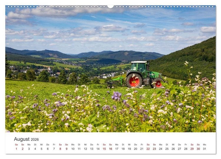 Produktbild: Grafschaft, ein Dorf im Schmallenberger Sauerland (hochwertiger Premium Wandkalender 2026 DIN A2 quer), Kunstdruck in Hochglanz