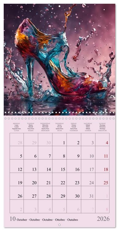 Produktbild: Enchanted by high heels - For shoe lovers (Wall Calendar 2026 12 &times; 12 Inch) CALVENDO 12 Month Wall Calendar