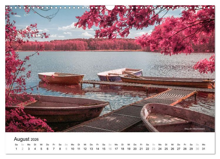 Produktbild: Die Lausitz durch den Infrarotfilter (Wandkalender 2026 DIN A3 quer), CALVENDO Monatskalender